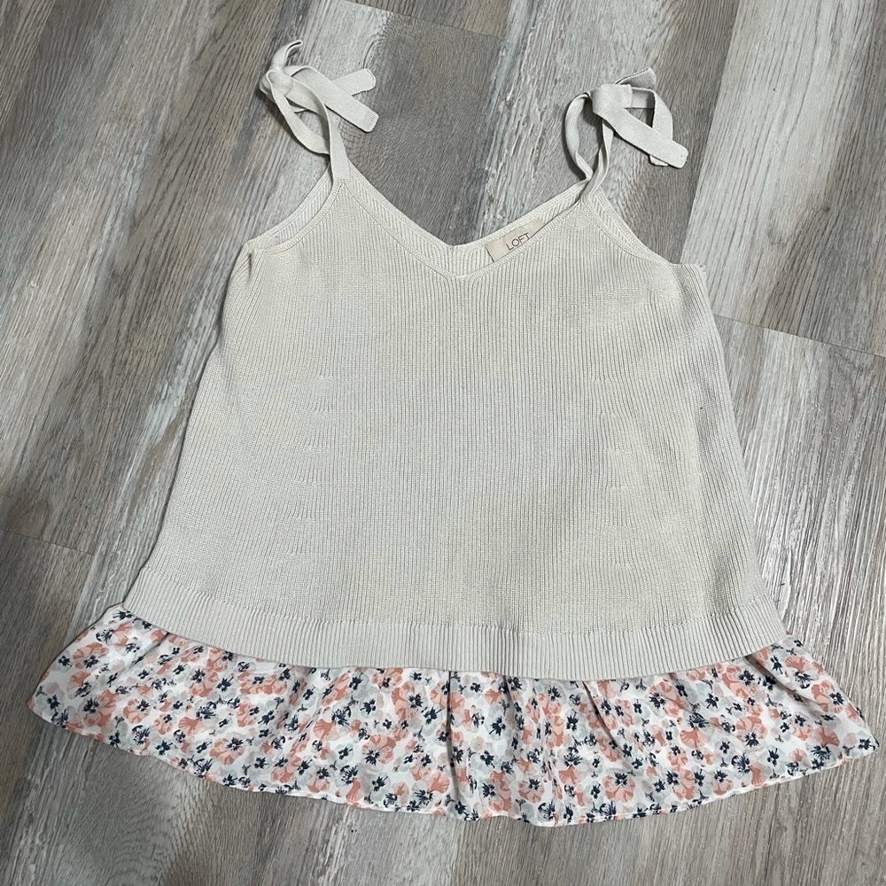 Loft knit ribbed top​​​​​